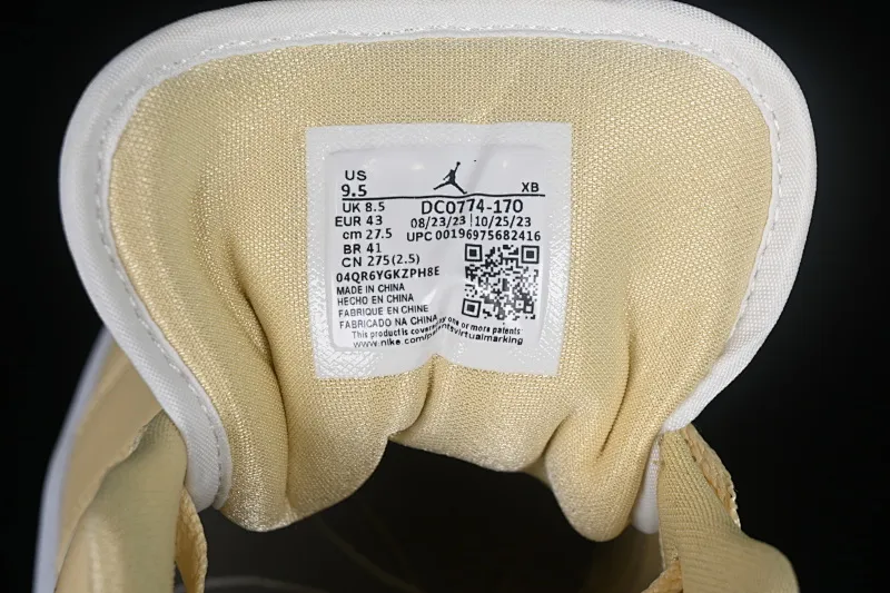 All categories Air Jordan Jordan series basketball shoes Air Jordan 1 Low Air Jordan 1 Low "Yellow" AJ1 Joe 1 Banana Yellow Low-top cultural casual sneakers DC0774-170